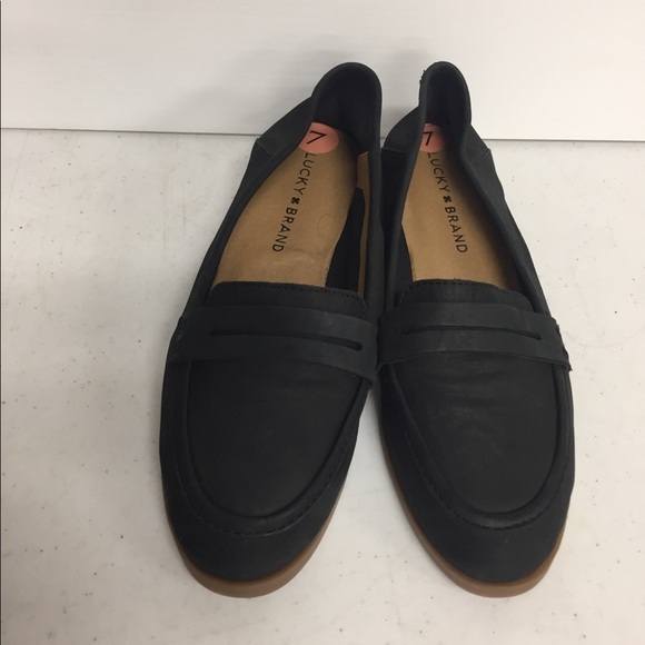 Lucky Brand Caylon Leather Penny Loafers - Picture 1 of 5